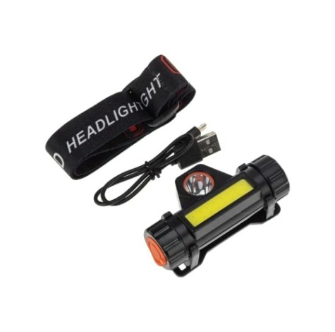 Фонарь налобный REXANT 75-7839 NEW AGE, трехрежимный, поворотный, с магн