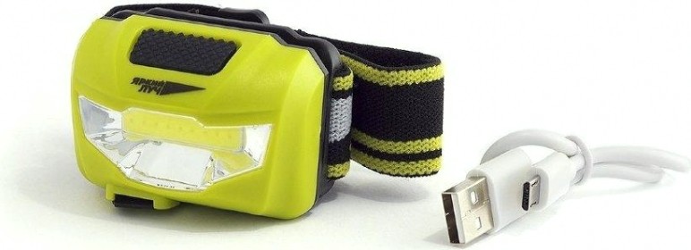 Фонарь налобный ЯРКИЙ ЛУЧ "ACCU" LH-180 [4606400105633]