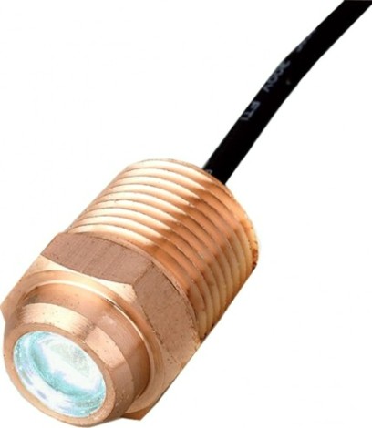 Фонарь подводный в отверстие сливной пробки SKIPPER хромированная медь, синий [SK-00306-BU]