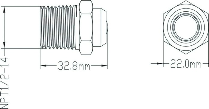 Фонарь подводный в отверстие сливной пробки SKIPPER хромированная медь, синий [SK-00306-BU]