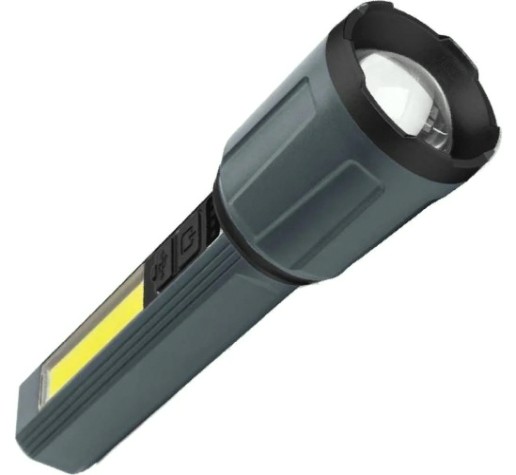 Фонарь ручной КОСМОС KOC124Lit аккумуляторный, 3 Вт LED + 5 Вт COB, zoom