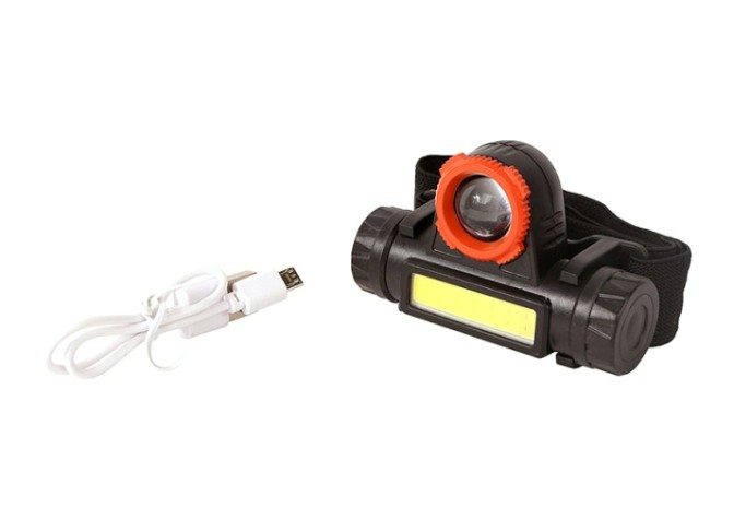 Фонарь Sturm 4052-01-140 налобный аккумуляторный, cob и xpe светодиоды, фун