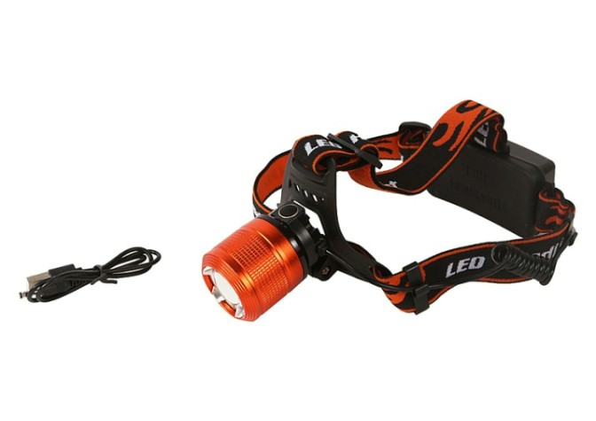 Фонарь Sturm 4052-02-200 налобный аккумуляторный, t6 светодиод, функция зум