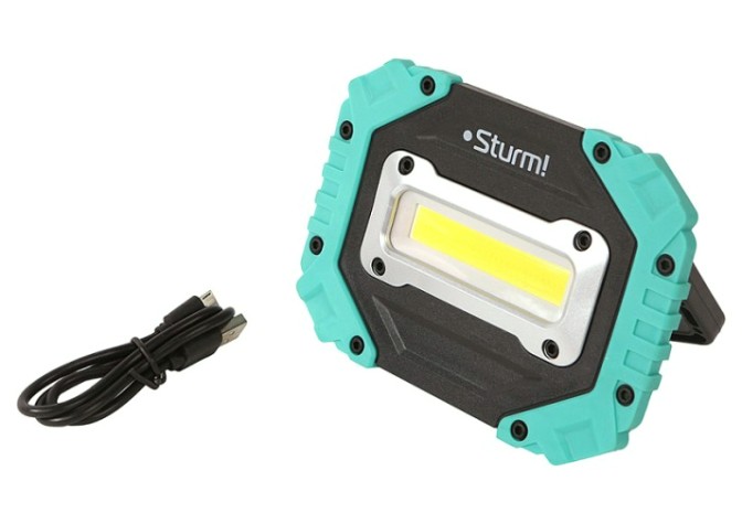 Фонарь Sturm 4052-03-600 прожекторный, аккумуляторный, cob, 2 магнита