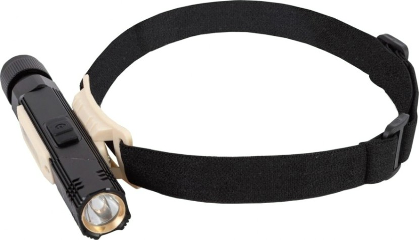 Фонарь светодиодный GLANZEN UFL-0160-05 ручной-налобный, аккумуляторный, usb