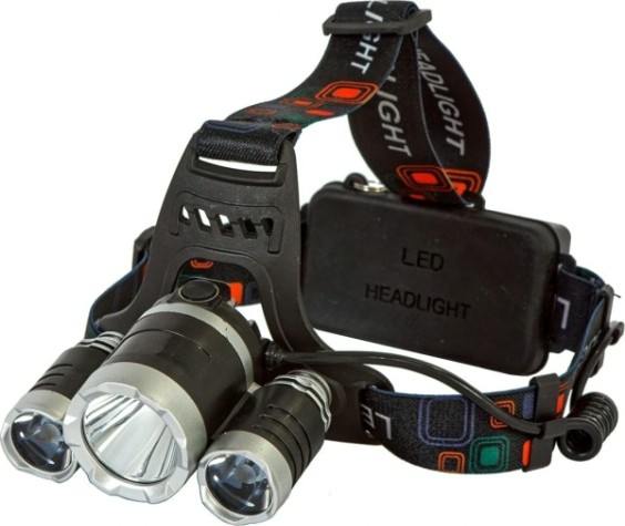 Фонарь светодиодный GLANZEN UFL-0600-V15 налобный, аккумуляторный, usb