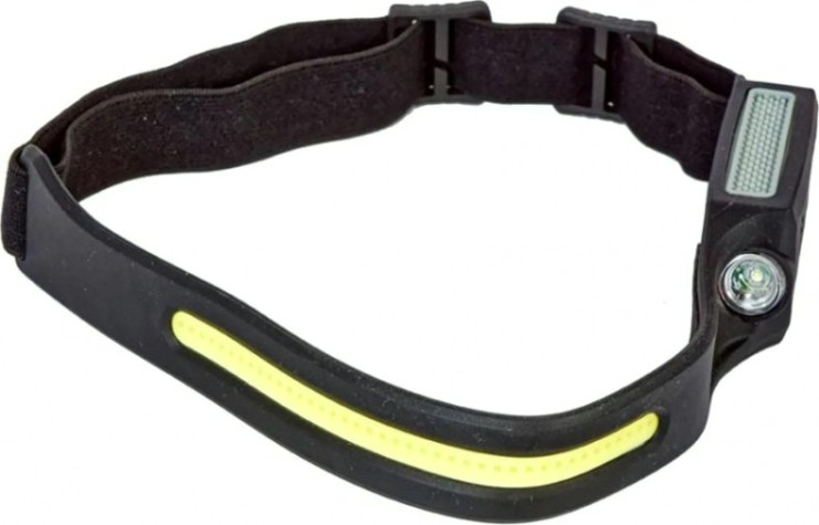 Фонарь светодиодный GLANZEN UFL-0650-8005 налобный, аккумуляторный, usb