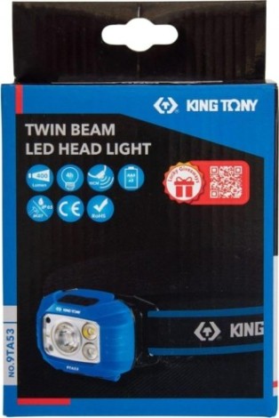 Фонарь светодиодный KING TONY 9TA53 налобный, 1 Led COB