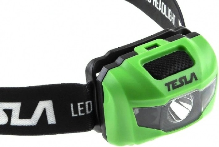 Фонарь TESLA HLR налобный, красный свет [310-024]