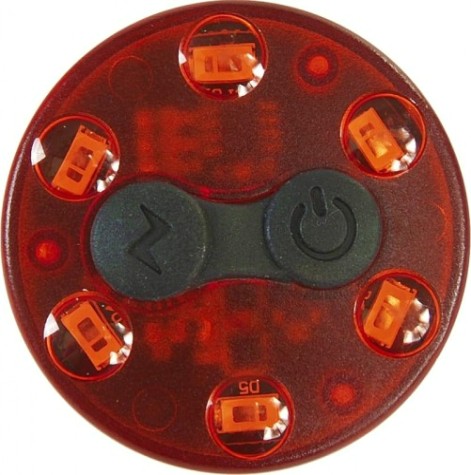 Фонарь велосипедный GLANZEN BFL-0200-03-back задний