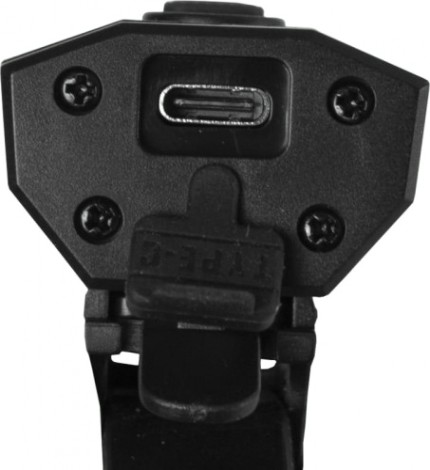 Фонарь велосипедный GLANZEN BFL-1000-BK08 светодиодный аккумуляторный USB