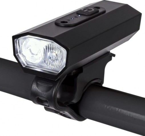 Фонарь велосипедный GLANZEN BFL-1000-BK08 светодиодный аккумуляторный USB