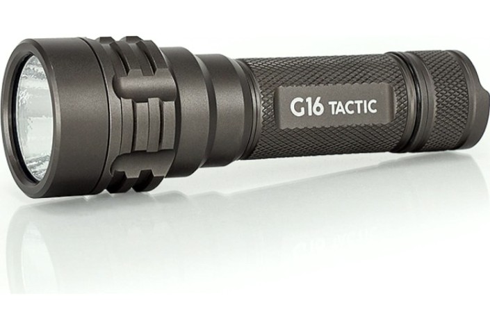 Фонарь ЯРКИЙ ЛУЧ G16 TACTIC Luminus SST-40 5реж [4606400106418]