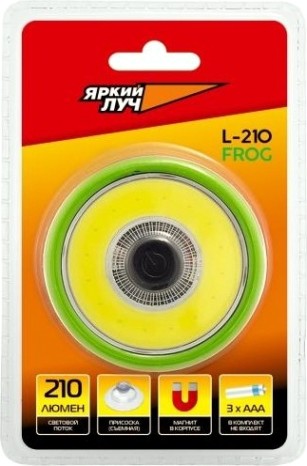 Фонарь ЯРКИЙ ЛУЧ L-210 "Лягушка" [4606400001539]