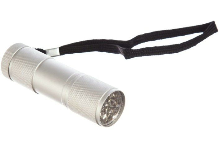 Фонарь ЯРКИЙ ЛУЧ L-903B алюмин. корпус, 9 светодиодов [4606400030652]