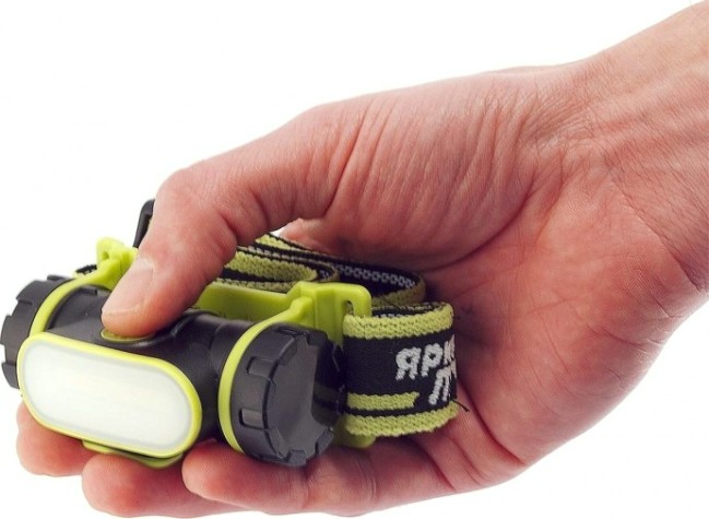 Фонарь ЯРКИЙ ЛУЧ LH-190A "Cobra" налобный, COB диод, 3 режима [4606400105510]