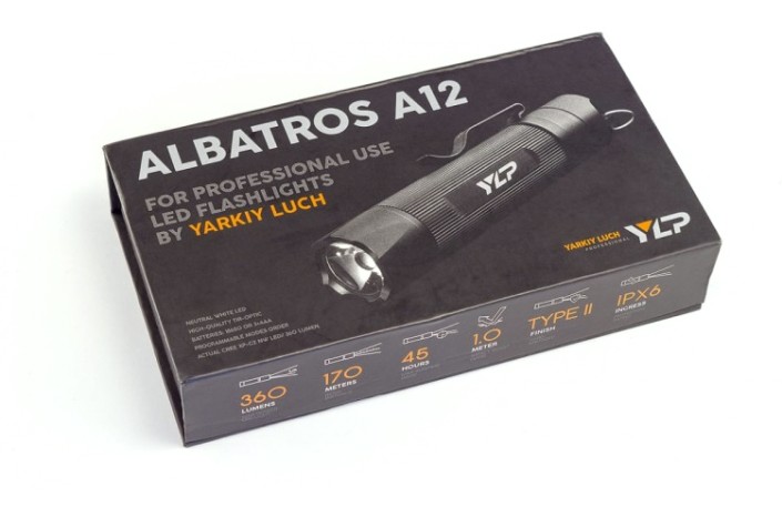 Фонарь ЯРКИЙ ЛУЧ T3 v.2 (YLP Albatros A12) CREE XP-G2 4реж. [4606400105640]