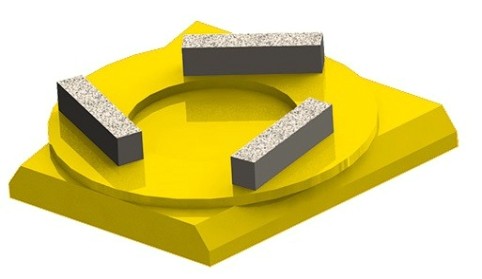 Франкфурт шлифовальный ADEL INSTRUMENT GFB 2 /40*8*10 R/3 алмазный [AI-1607010301]