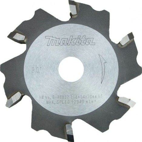 Фреза по алюминию MAKITA 118х 6тх20 90° alum cut (B-49286) [B-49286]