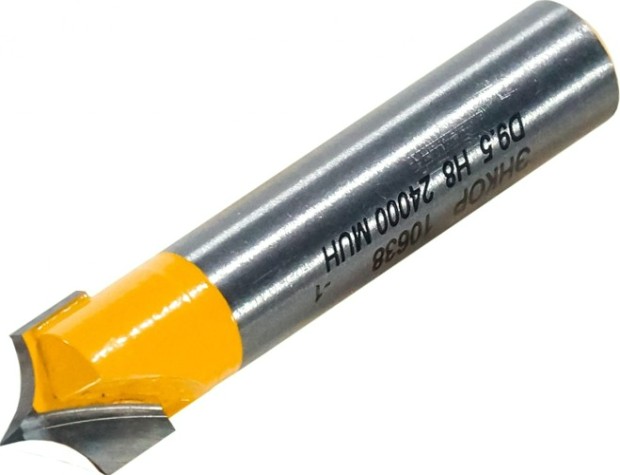 Фреза по дереву ЭНКОР ф10х8, r4, хв. 8мм фасонная [10638]