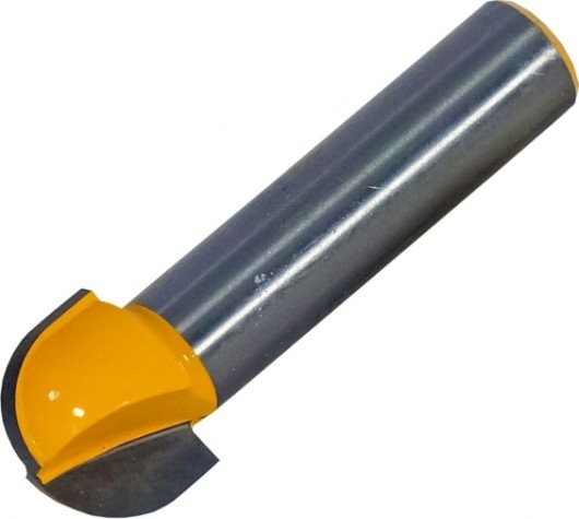 Фреза по дереву ЭНКОР ф12.7х10, r6.35, хв. 8мм гальтельная [9297]