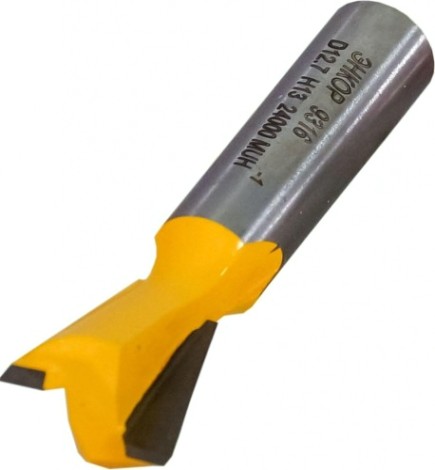 Фреза по дереву ЭНКОР ф12.7х13,14°,хв.8мм "ласточкин хвост" [9316]