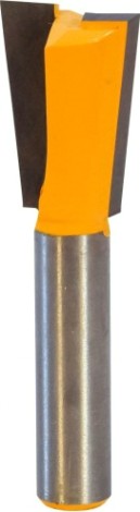 Фреза по дереву ЭНКОР ф15.8х22, 7°,хв.8мм "ласточкин хвост" [9317]