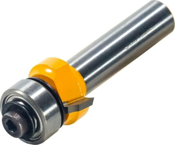 Фреза по дереву ЭНКОР ф16х6, r1.6, хв. 8мм кромочная калевочная [9258]