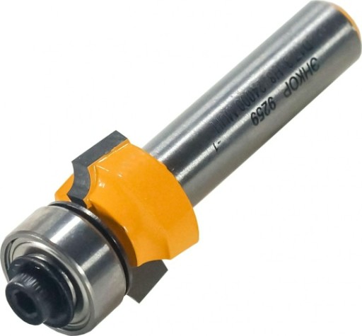 Фреза по дереву ЭНКОР ф17х8, r2.4, хв. 8мм кромочная калевочная [9259]