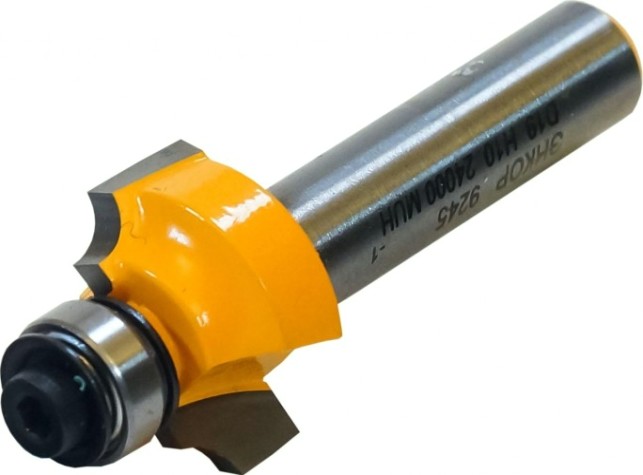 Фреза по дереву ЭНКОР ф19х10, r3.2, хв. 8мм кромочная калевочная [9245]