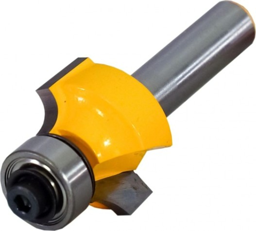 Фреза по дереву ЭНКОР ф22.2х13, r4.8, хв.8мм кромочная калевочная [10540]