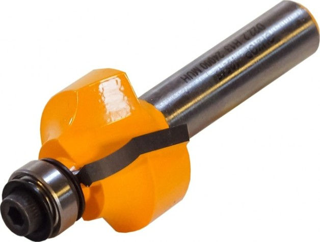 Фреза по дереву ЭНКОР ф22.2х13,r4.8,хв.8мм кромочная калевочная [10545]