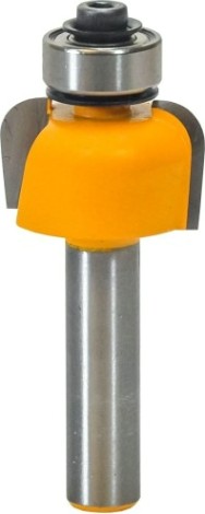 Фреза по дереву ЭНКОР ф22.2х13, r4.8,хв. 8мм. кромочная калевочная [9270]