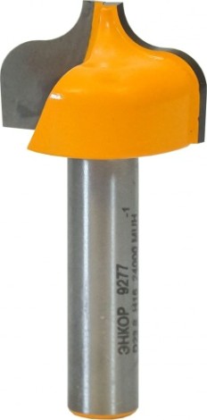 Фреза по дереву ЭНКОР ф23.8х16, r4.8, хв. 8Мм фасонная [9277]