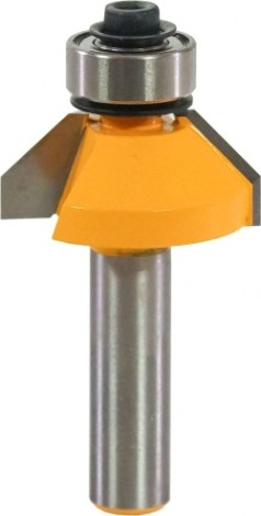 Фреза по дереву ЭНКОР ф25.4х11, 45°, хв. 8мм кромочная конусная [9234]
