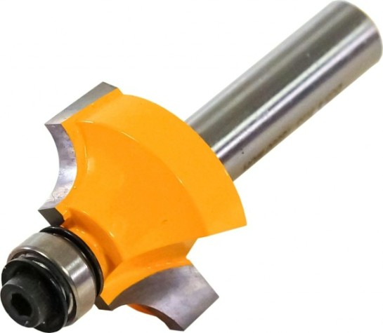 Фреза по дереву ЭНКОР ф25.4х13, r6.3, хв.8мм кромочная калевочная [9246]