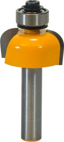 Фреза по дереву ЭНКОР ф25.4х13, r6.35,хв. 8мм. кромочная калевочная [9271]