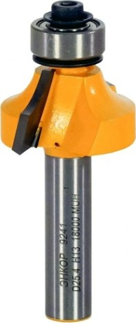 Фреза по дереву ЭНКОР ф25.4х13, r6,3мм хв.8мм кромочная калевочная [9241]