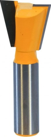 Фреза по дереву ЭНКОР ф25.4х22,14°,хв.12мм "ласточкин хвост" [9319]