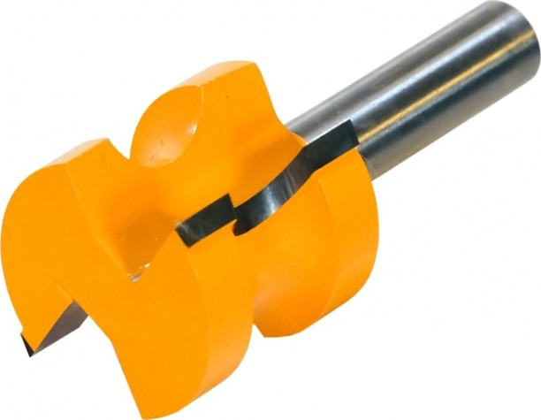 Фреза по дереву ЭНКОР ф25.4хR4,8мм, хв.8мм кромочная полустержневая [9311]