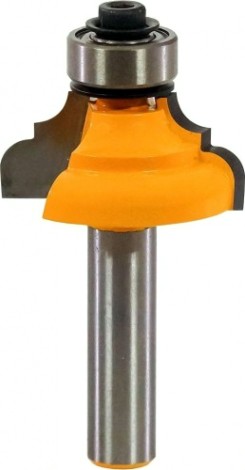 Фреза по дереву ЭНКОР ф28.6х13, r4, хв. 8мм кромочная калевочная [9250]