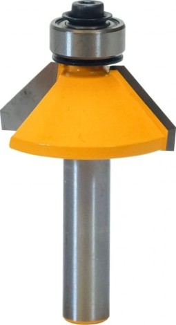 Фреза по дереву ЭНКОР ф31.8х13, 45°, хв. 8мм кромочная конусная [9235]