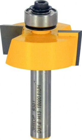 Фреза по дереву ЭНКОР ф31.8х13, хв. 8мм кромочная фальцевая [9301]