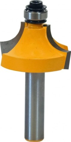 Фреза по дереву ЭНКОР ф31.8х17, r9.5, хв.8мм кромочная калевочная [9248]