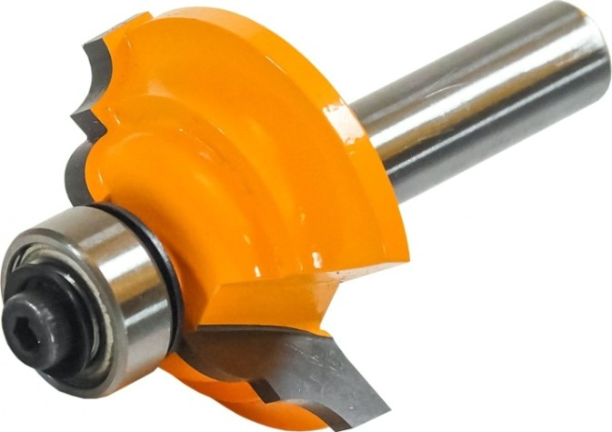 Фреза по дереву ЭНКОР ф33.3х13, r4, хв.8мм кромочная калевочная [9260]