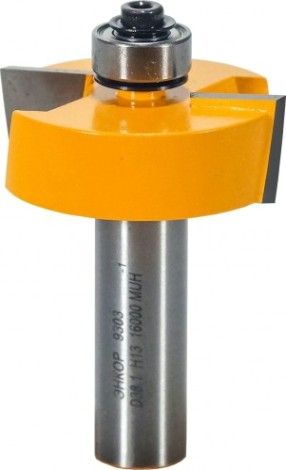 Фреза по дереву ЭНКОР ф38.1х13, хв. 12мм кромочная фальцевая [9303]