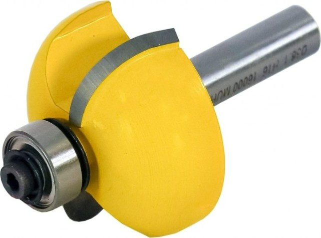 Фреза по дереву ЭНКОР ф38.1х16, r12.7,хв. 8мм. кромочная калевочная [9274]