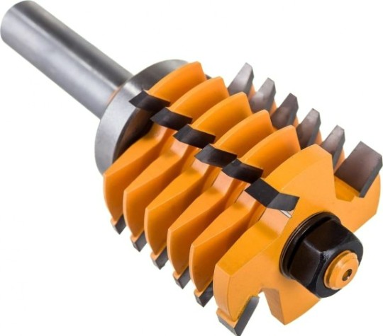 Фреза по дереву ЭНКОР ф42х38, хв. 12мм микрошиповая [10617]