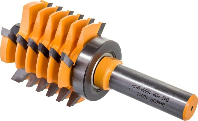 Фреза по дереву ЭНКОР ф42х38, хв. 12мм микрошиповая [10617]