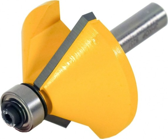 Фреза по дереву ЭНКОР ф44.5х23, 45°, хв. 8мм кромочная конусная [9237]